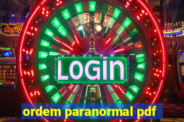 ordem paranormal pdf